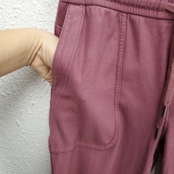 ATHLETA Mauve Farallon Drawstring Joggers Jogger Lounge Pants - Picture 5 of 12